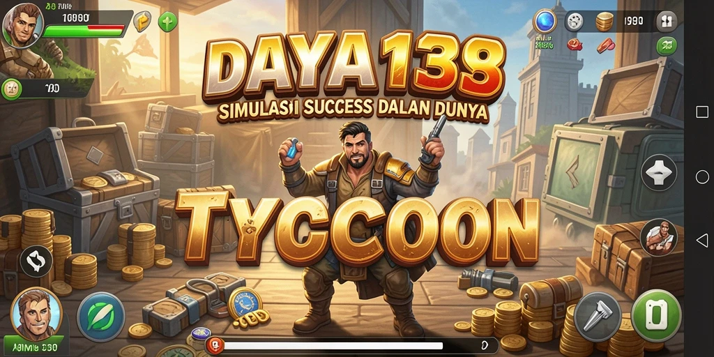 Screenshot gameplay menunjukkan keseruan mengelola bisnis di DAYA138.