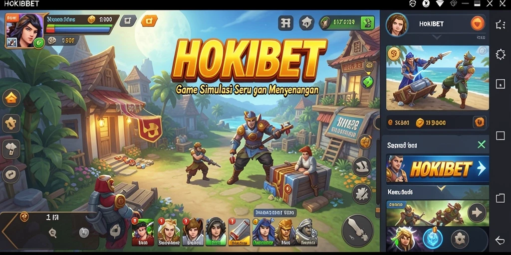 Tampilan menarik dari gameplay HOKIBET yang memukau.