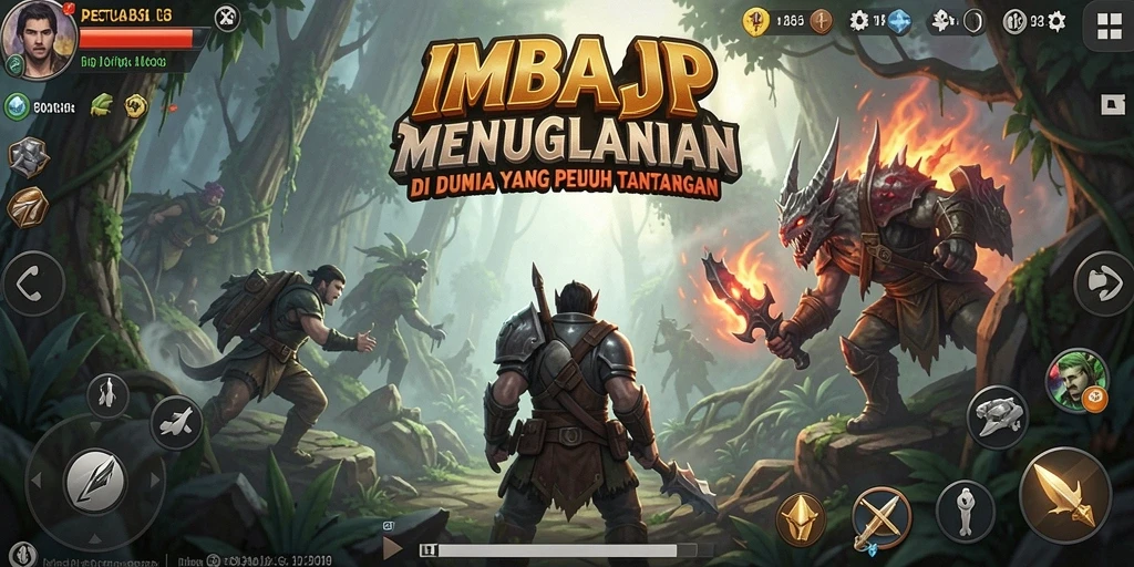 Tampilan gameplay menakjubkan di <strong>IMBAJP</strong> dengan aksi petualangan yang seru.