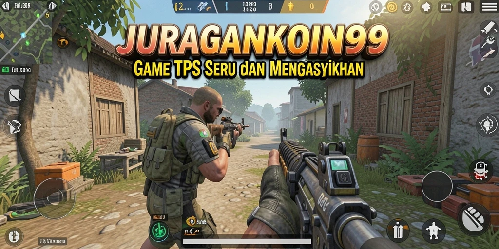 Gameplay seru JURAGANKOIN99 dengan pertempuran yang intens.