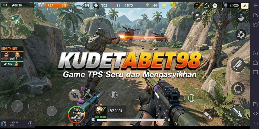Gameplay seru dari KUDETABET98 dalam pertempuran TPS.
