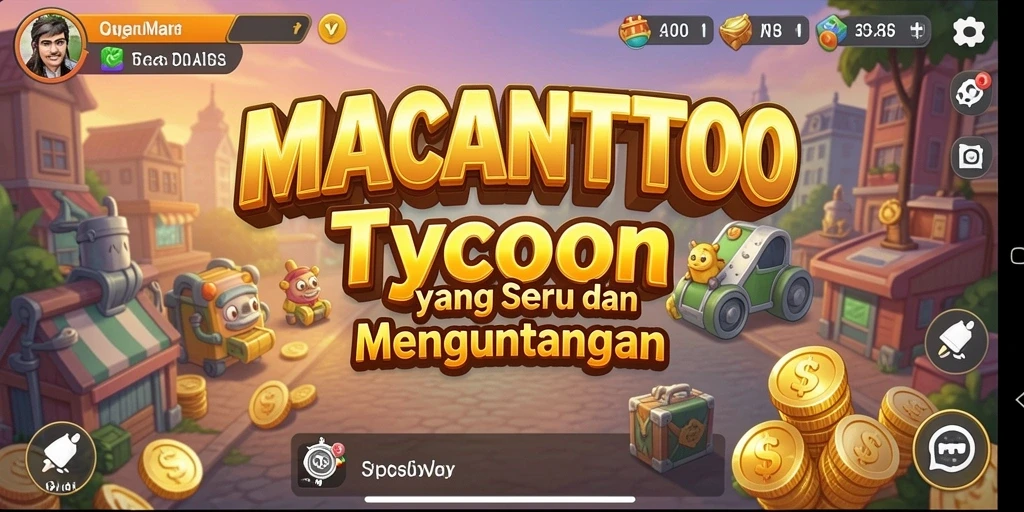 Screenshot menarik dari gameplay Tycoon di MACANTOTO.