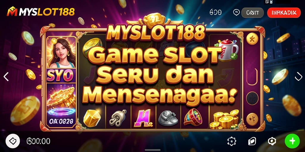 Tampilan gameplay seru MYSLOT188 dengan berbagai slot menarik.