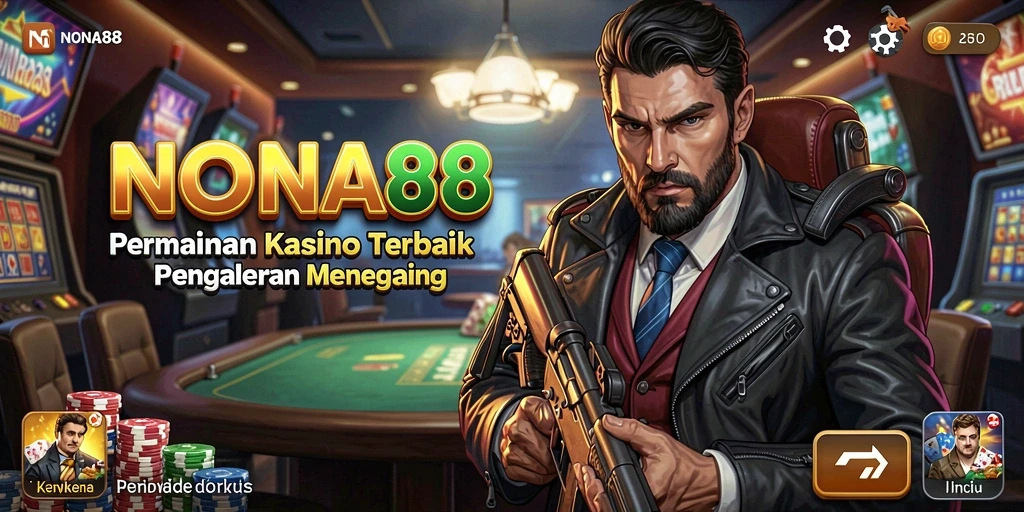 Screenshot NONA88 menampilkan antarmuka permainan Kasino yang menarik dan interaktif.