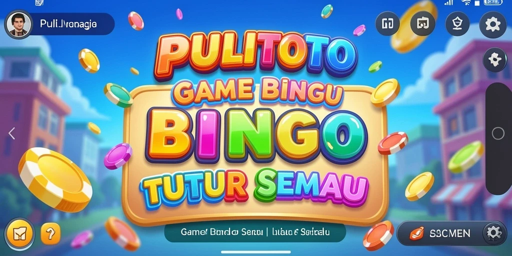 Screenshot gameplay PULITOTO yang menampilkan suasana seru permainan Bingo.