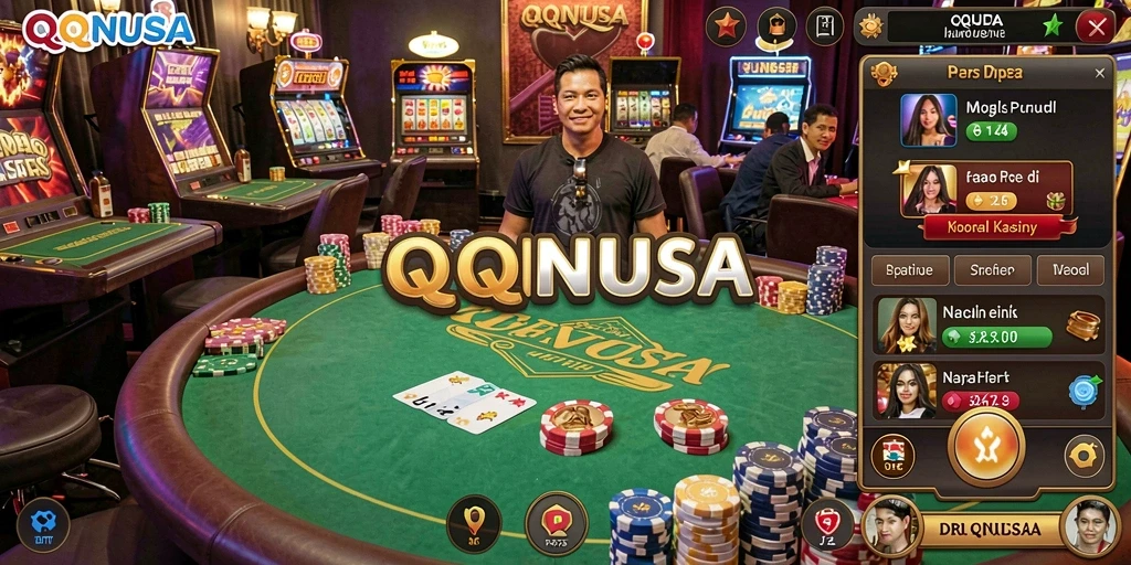 Gameplay menarik dari QQNUSA yang menunjukkan serunya bermain kasino.