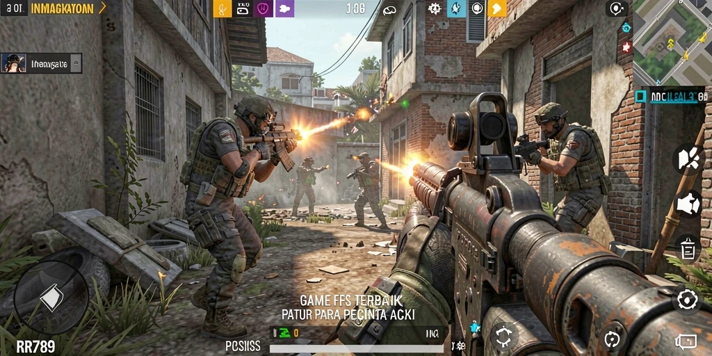 Screenshot gameplay RR789 yang menampilkan pertempuran seru dengan grafik berkualitas tinggi.