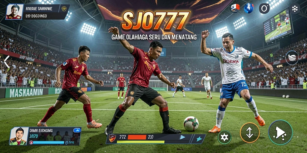 Screenshot SJO777 menampilkan aksi mendebarkan di lapangan olahraga.