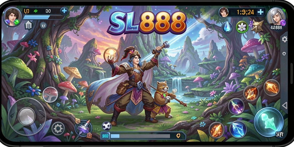 Tampilan gameplay seru dan tantangan dalam SL888.