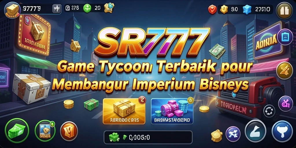 Screenshot gameplay SR777 menunjukkan momen seru membangun bisnis Tycoon.
