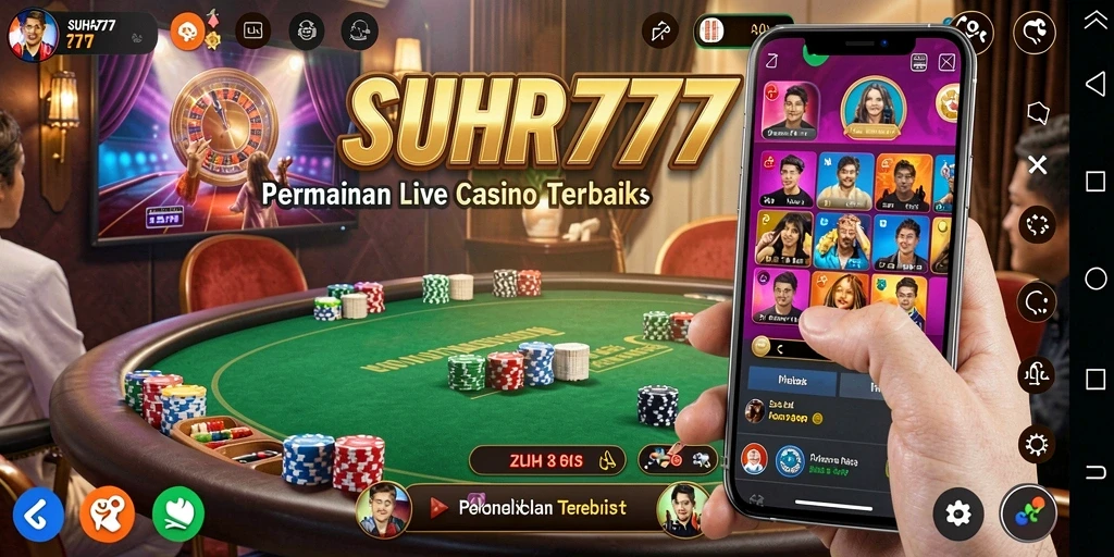 Tampilan gameplay Live Casino yang menegangkan dan interaktif.