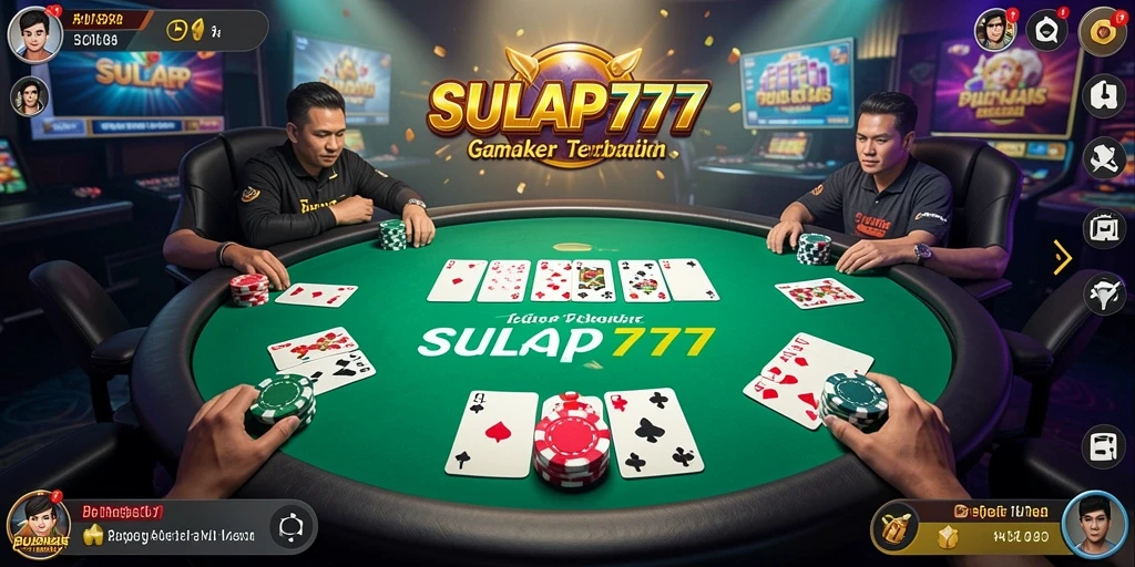 Tangkapan layar SULAP777 menampilkan gameplay Poker yang seru.
