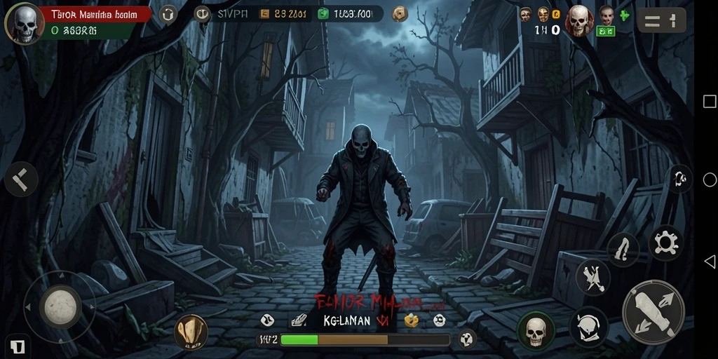 Screenshot utama SVIP2 menampilkan suasana mencekam saat menjelajahi tempat gelap.