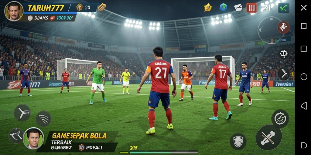 Tampilan gameplay yang mendebarkan di TARUH777.