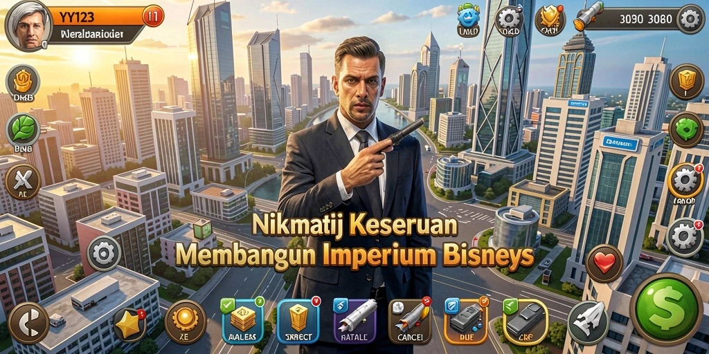 Tampilan gameplay Tycoon yang menarik dan interaktif.