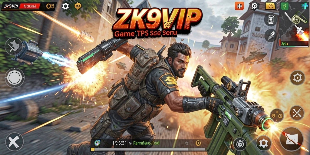 Gameplay seru ZK9VIP dengan aksi tembak-menembak yang mendebarkan.