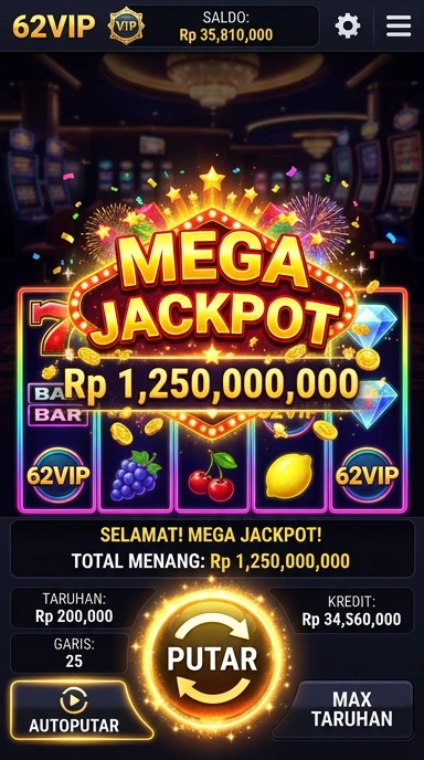 Proses unduh aplikasi di 62vip yang cepat dan mudah.